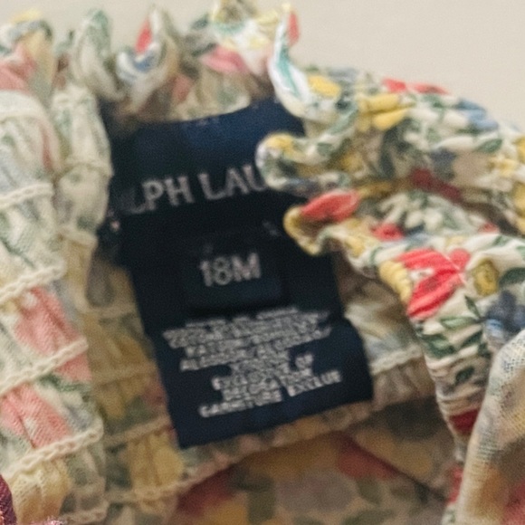 RALPH LAUREN Baby Girl Toddler Summer Floral Dress Liberty London floral - Picture 3 of 3